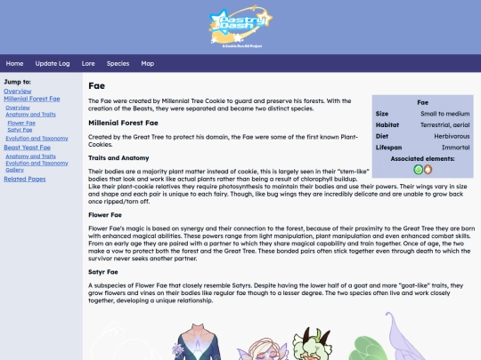 species/fae screenshot