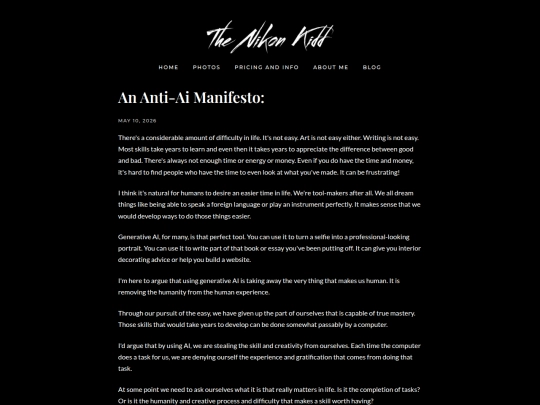 anti-ai-manifesto screenshot