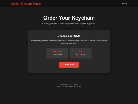 order screenshot