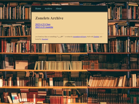 archive screenshot