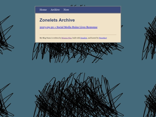 archive screenshot