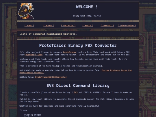 projects screenshot