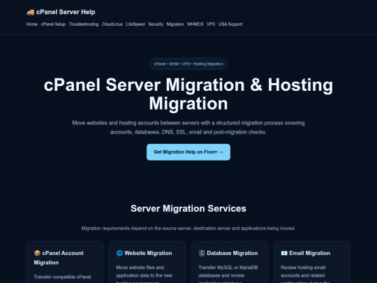 server-migration screenshot