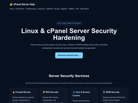 server-security screenshot