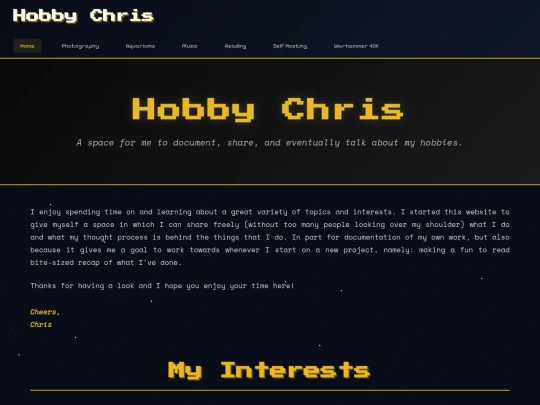 Website screenshot
