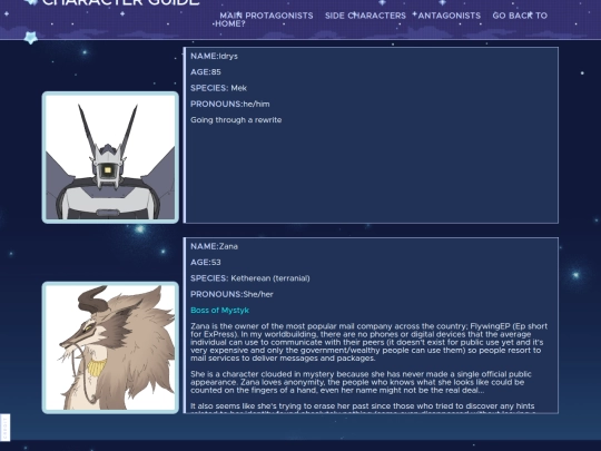 antagonists screenshot