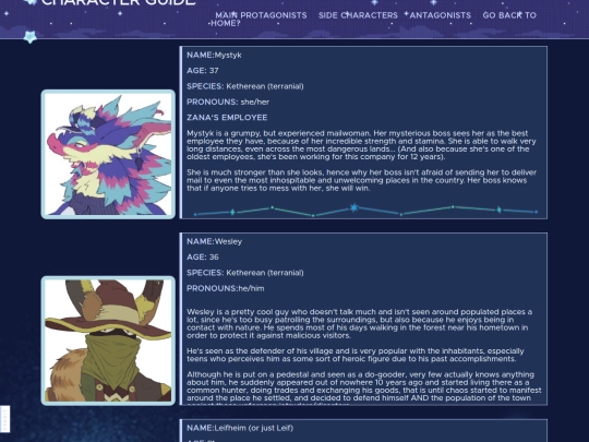 sidecharacters screenshot