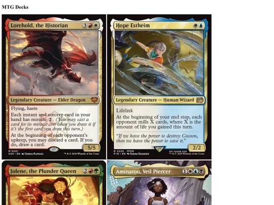 decks screenshot