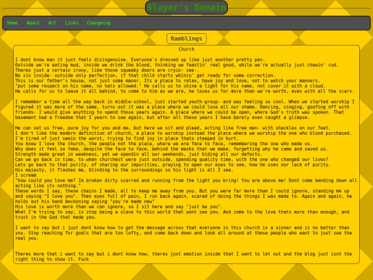 ramblings screenshot