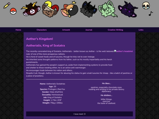 Website screenshot