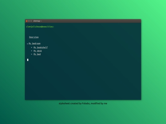 sitemap screenshot