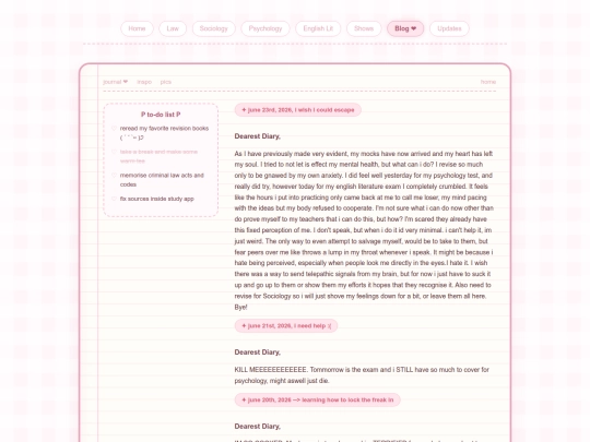 blog screenshot