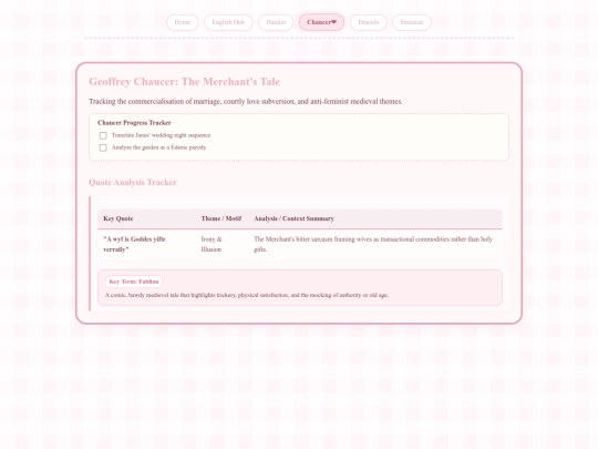 lit-chaucer screenshot