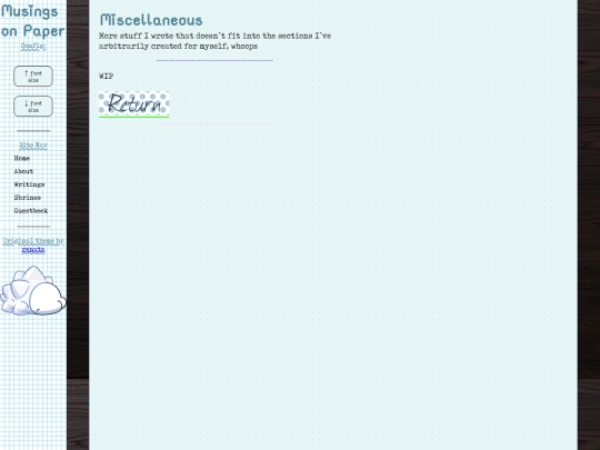 writings/misc screenshot