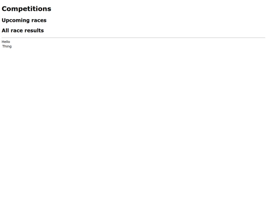 competitions screenshot
