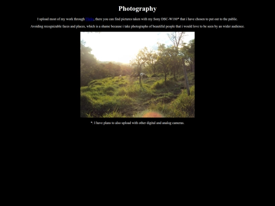 Photography screenshot