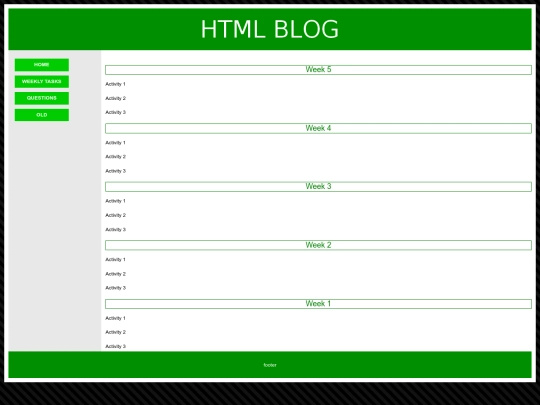 htmlblog screenshot