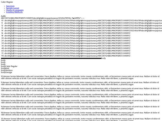 fonts/cabin-variablefont_wdthwght-demo screenshot