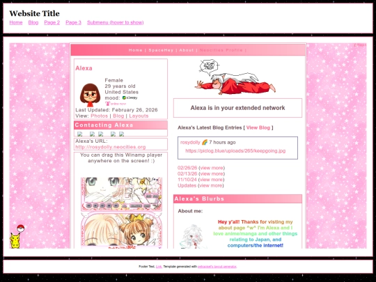 Website screenshot