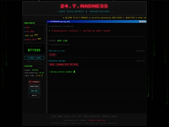 Website screenshot