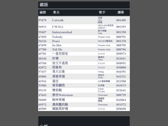 lang/singer9985 screenshot