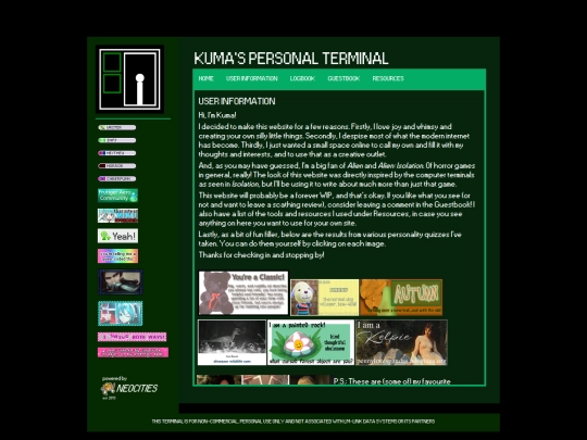 userinformation screenshot