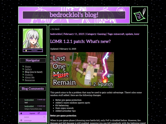 Website screenshot