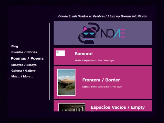 Poems screenshot