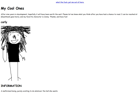 carlycharacters screenshot