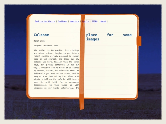 MiscNotebook/HamsterPages/Calzone screenshot