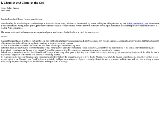 MiscNotebook/Library/Claudius screenshot