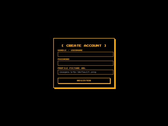 signup screenshot