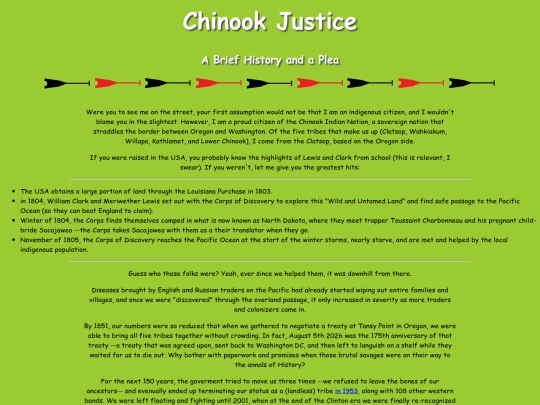 chinookpage screenshot