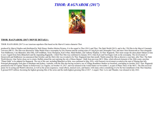 thor3 screenshot