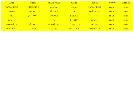 javascript/horarioconcolores screenshot