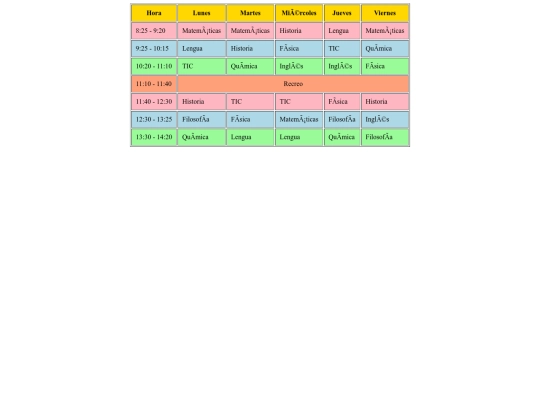 p1/horariofinalcolor screenshot