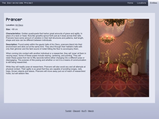 entities/prancer screenshot