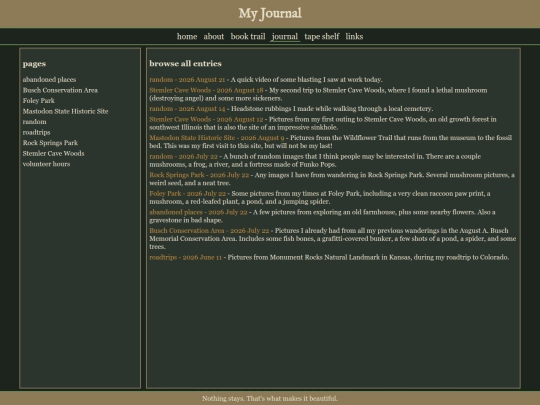 journal screenshot