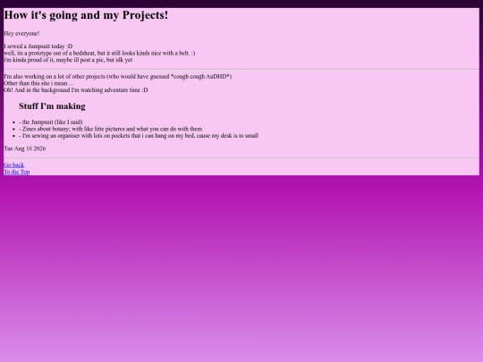 Blog /SewingProject screenshot