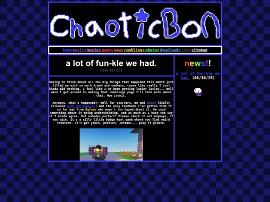 Website screenshot