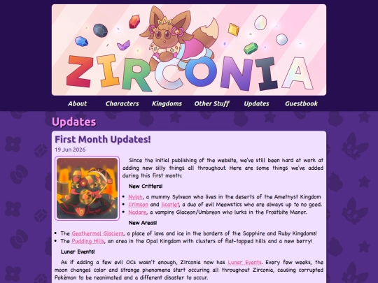 updates screenshot