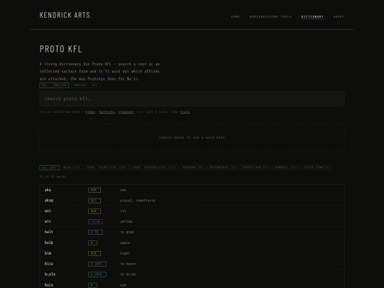 dictionary screenshot