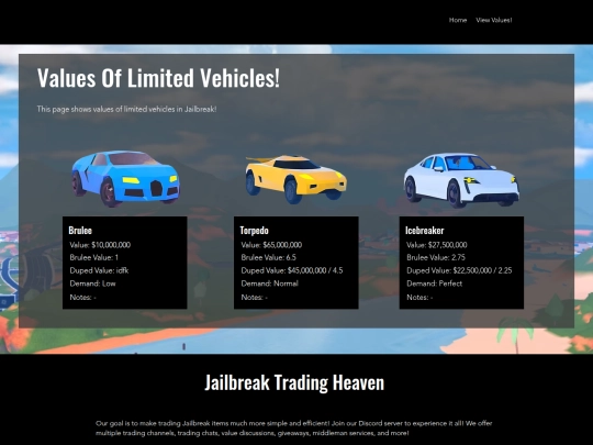 Website screenshot