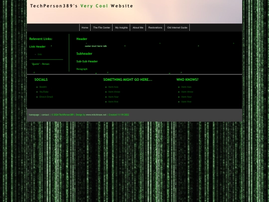 Website 4.0/example screenshot