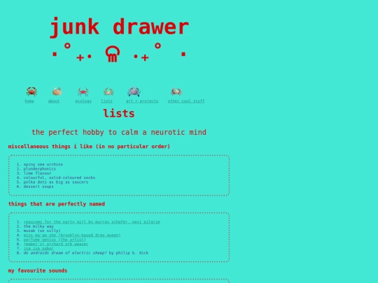 lists screenshot