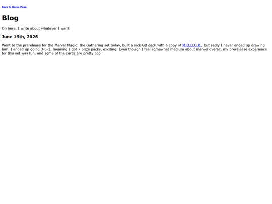 blog screenshot