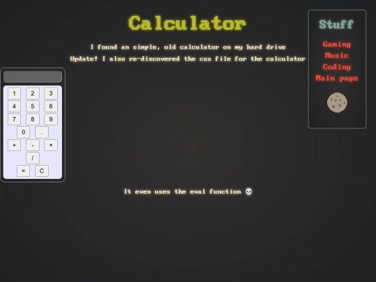 calculator screenshot