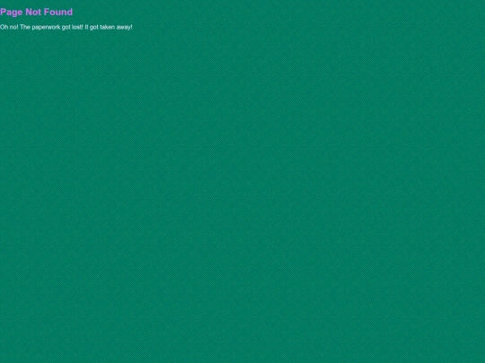 not_found screenshot