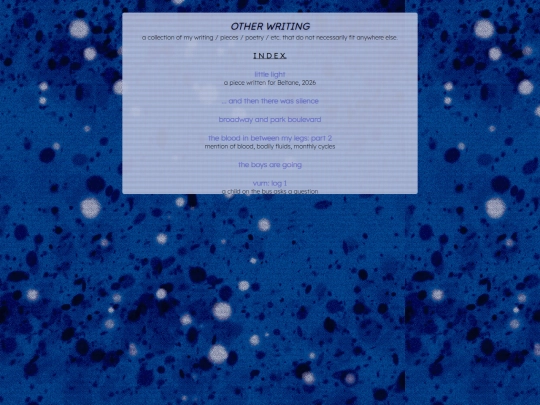 specifics/otherwriting screenshot