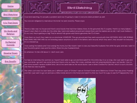 posts/BirdWatching screenshot